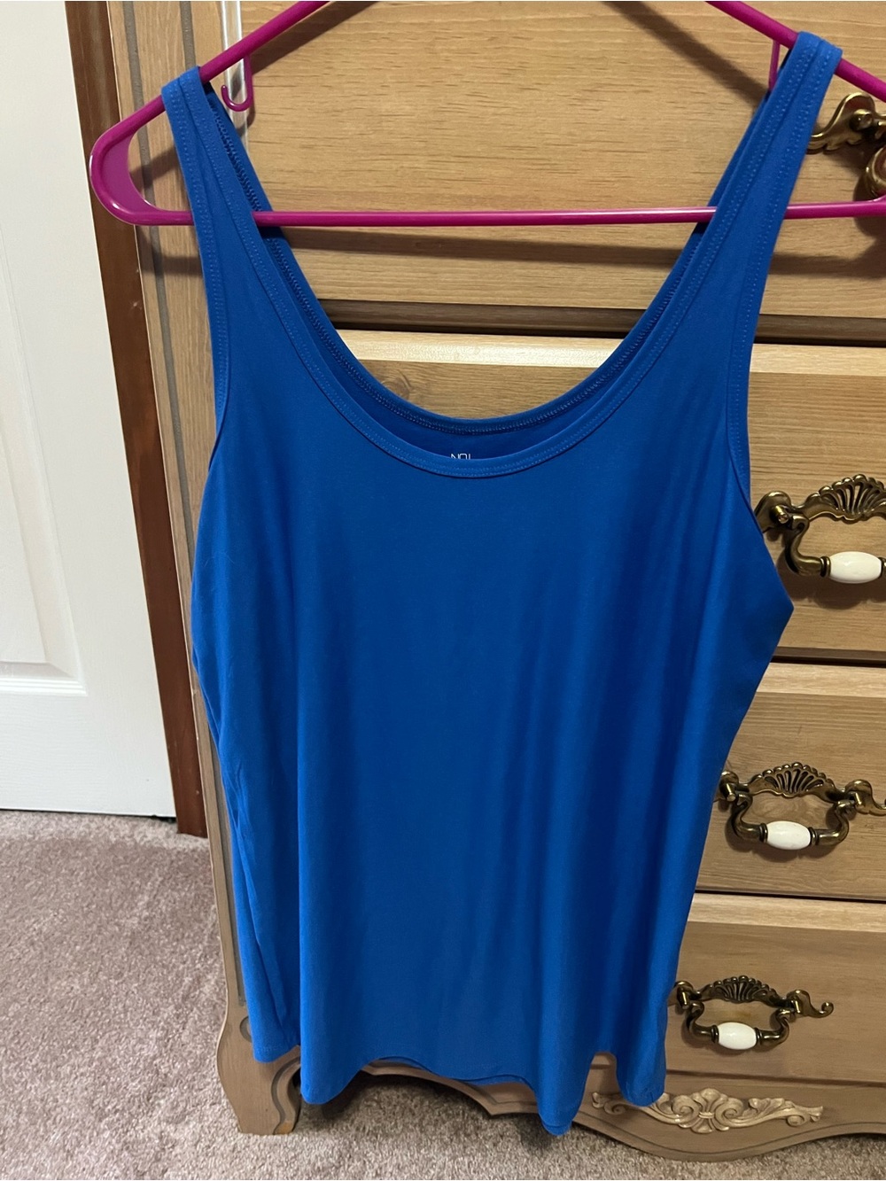 No Boundaries Royal Blue Scoop Neck Tank Top
